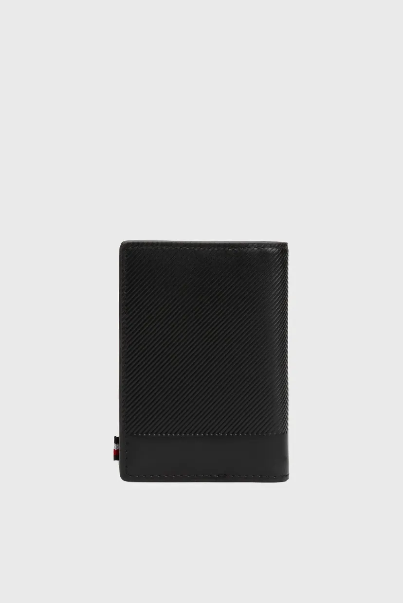 Чоловічий чорний шкіряний гаманець FOUNDATION BIFOLD 4