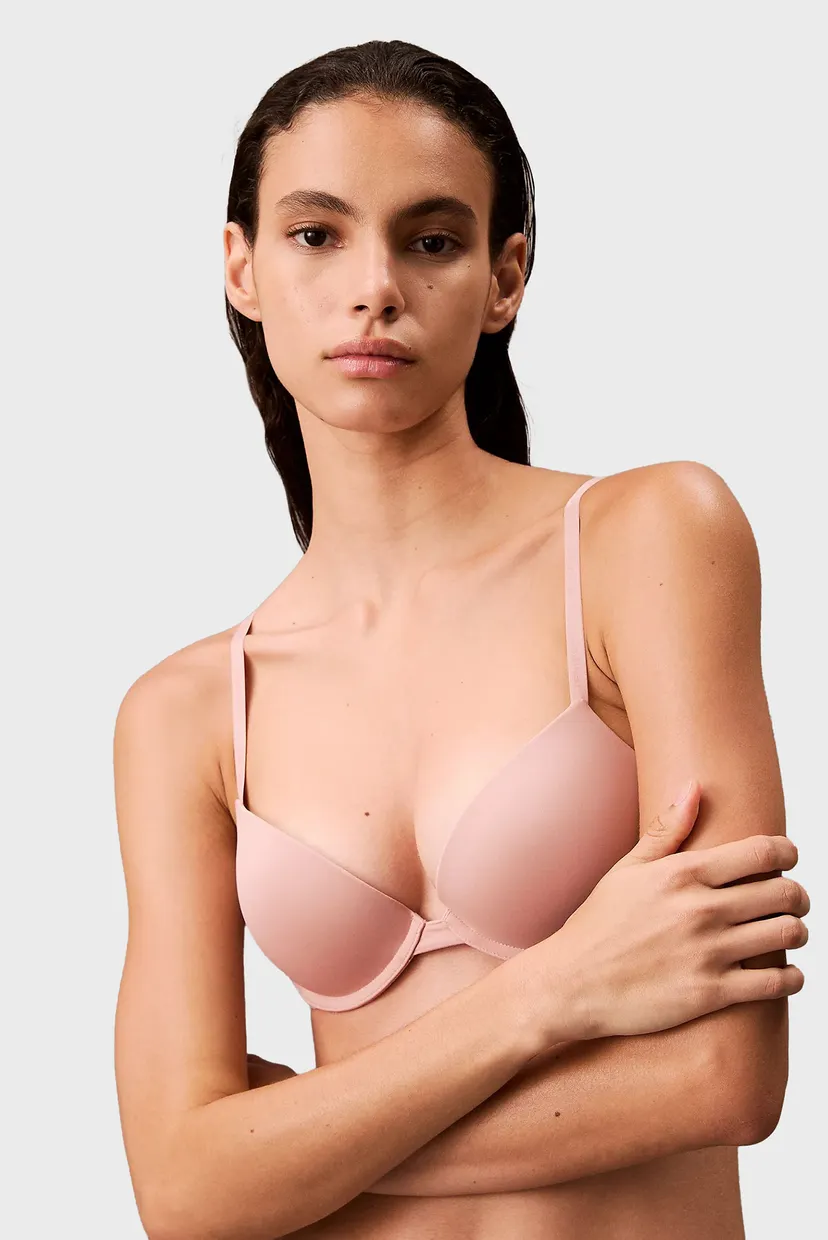 Женский розовый бюстгальтер PUSH UP PLUNGE 5