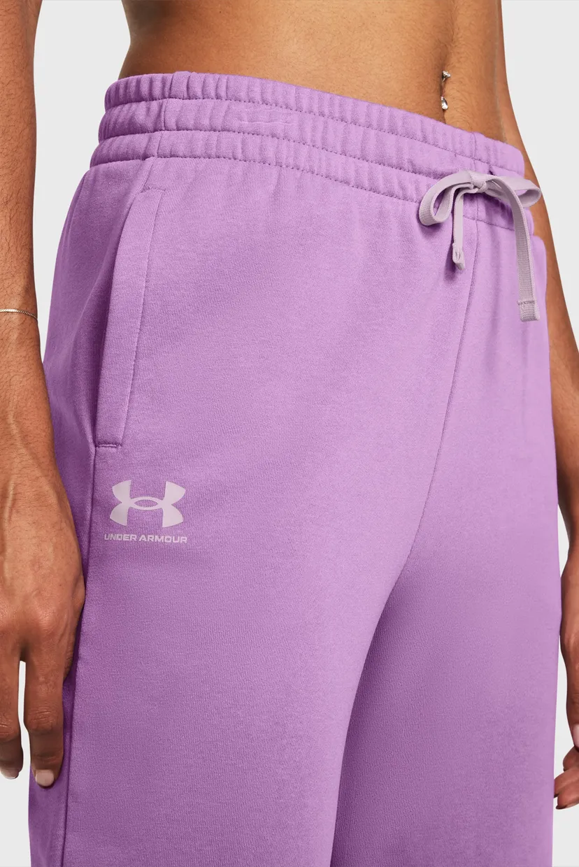 Жіночі фіолетові спортивні штани UA Rival Terry Jogger 4