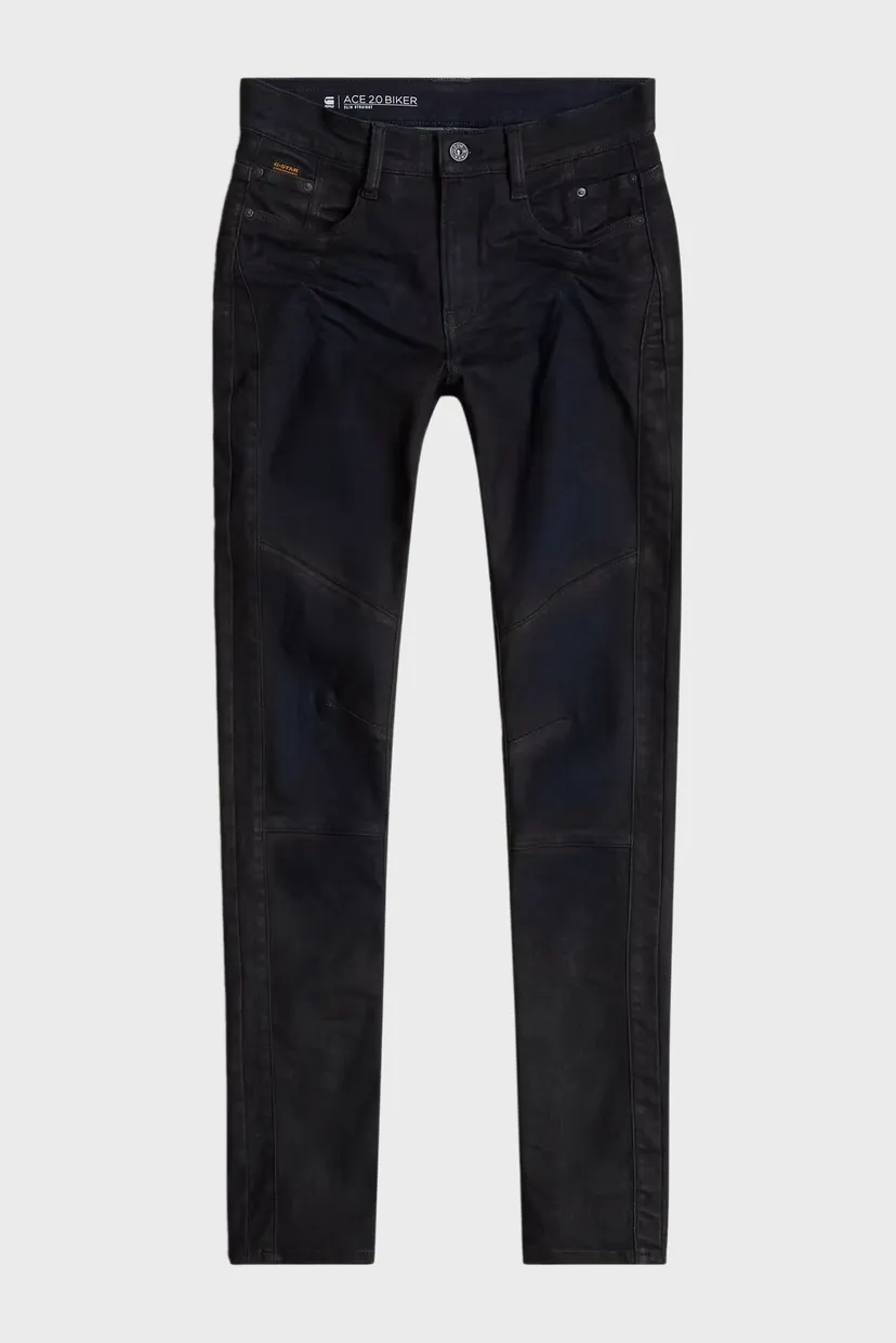 Жіночі чорні джинси Ace 2.0 Biker Slim Straight Wmn 5
