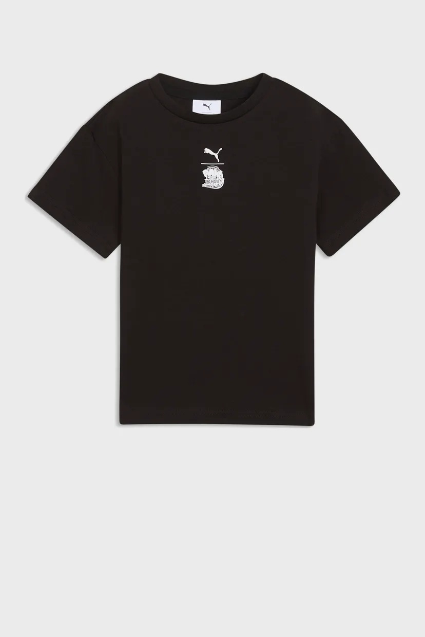 Дитяча чорна футболка PUMA x PAW PATROL Relaxed Graphic Tee Kids 4