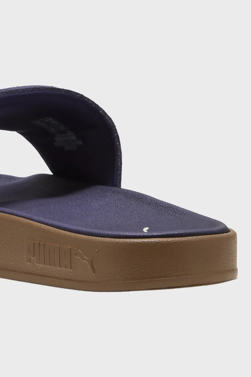 Темно-синие замшевые слайдеры Leadcat 2.0 Palermo Foil Slides Unisex 6