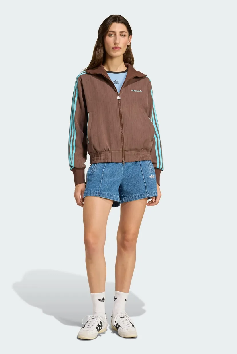Жіноча коричнева спортивна кофта Tailored adidas JX5311 — MD-Fashion