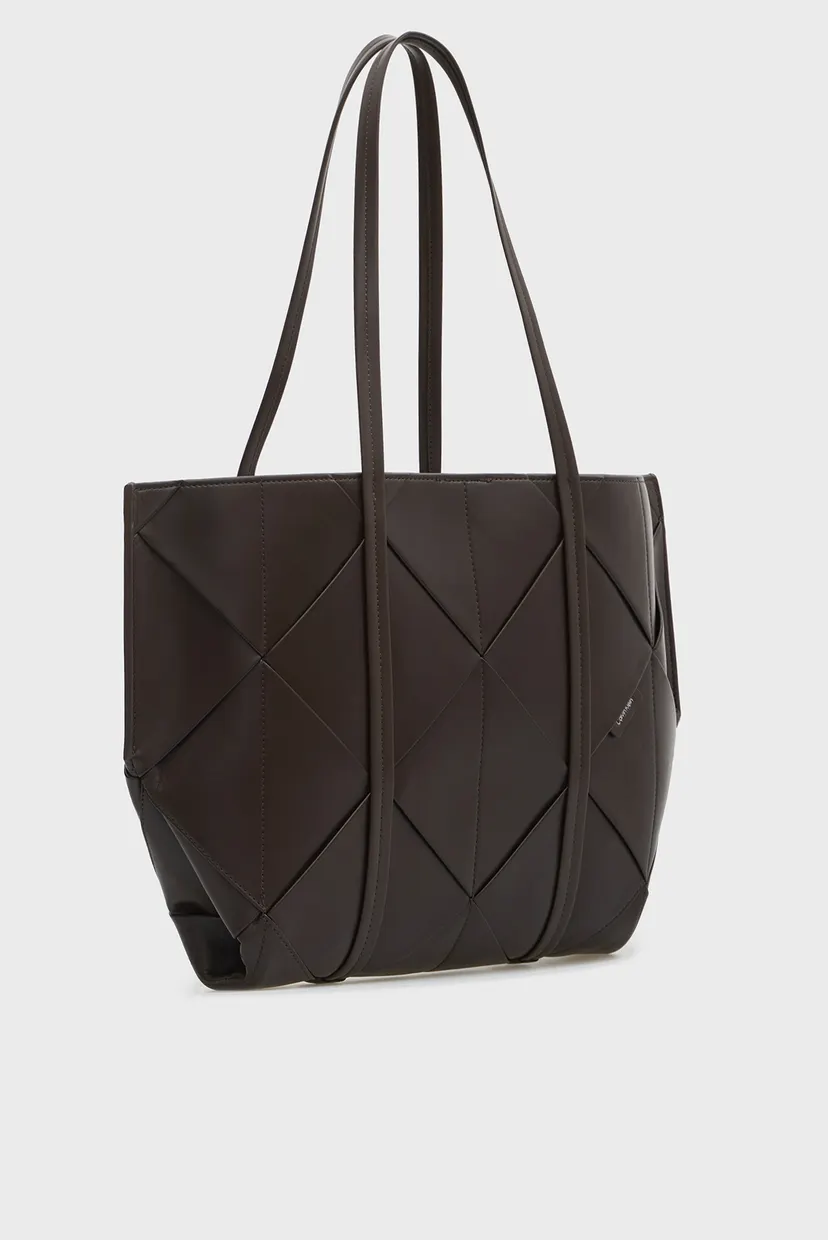 Жіноча темно-коричнева сумка WOVEN MEDIUM CARRYALL 3