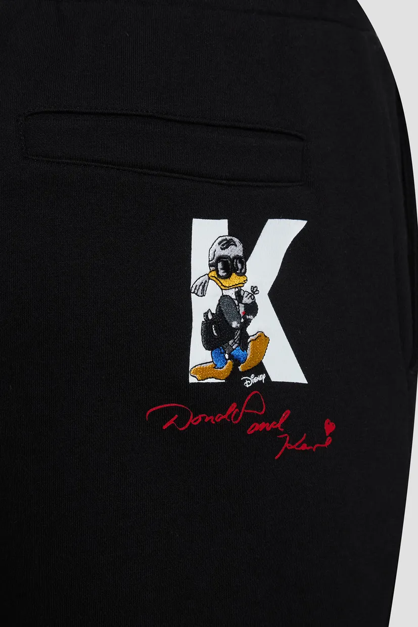 Мужские черные спортивные брюки Karl Lagerfeld x Disney 4