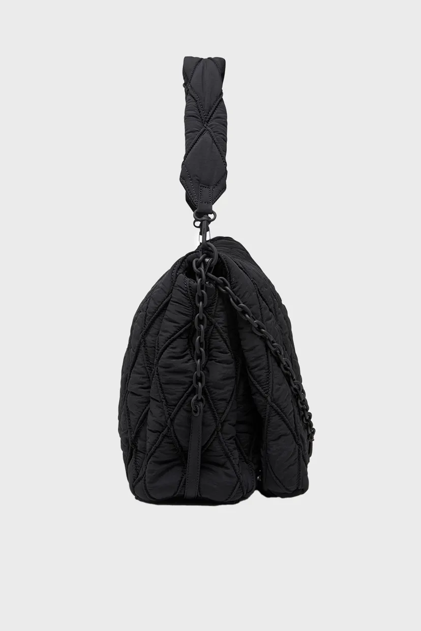 Женская черная джинсовая сумка CHARM-D SHOULDER L SHOULDER BAG 3