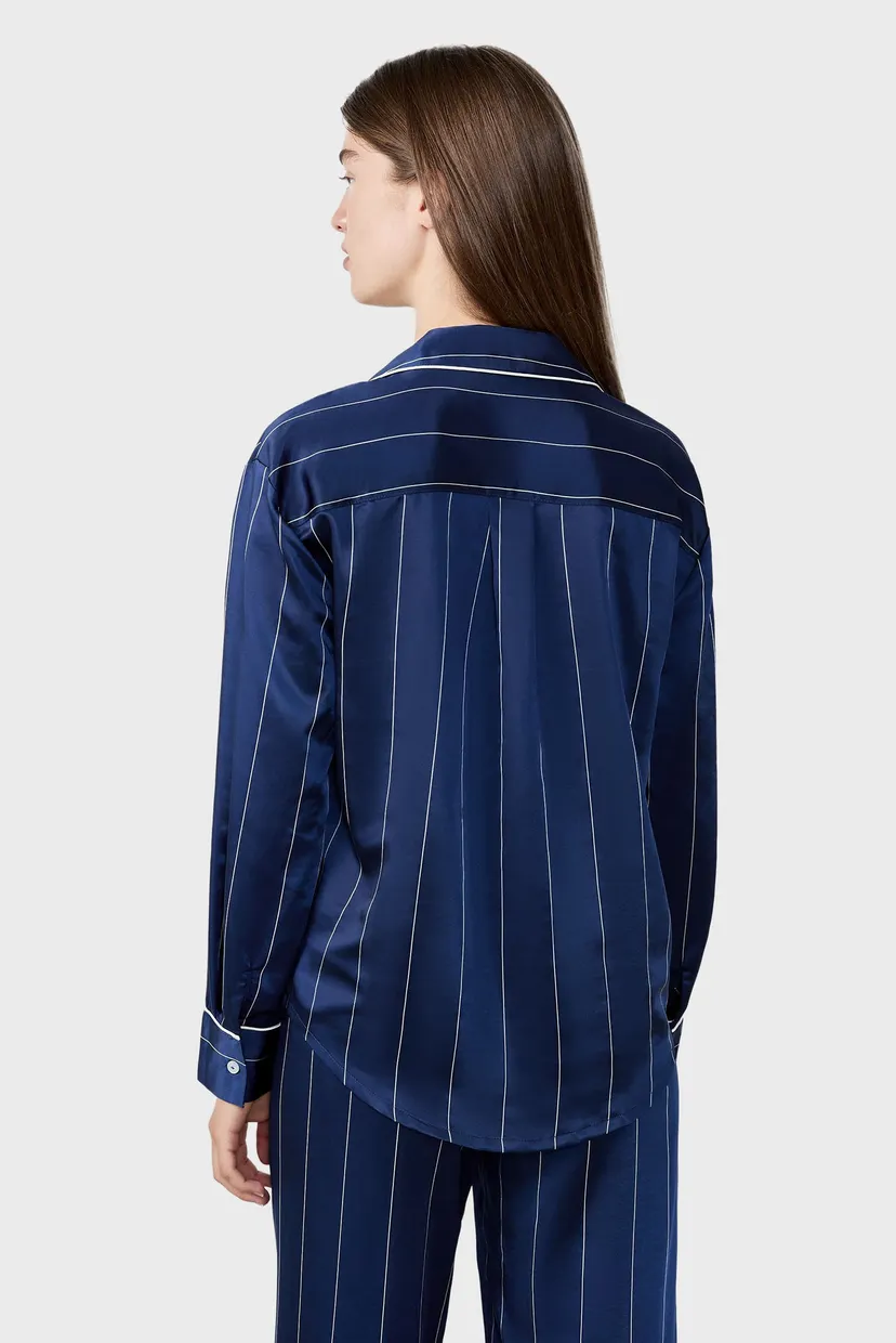 Женская темно-синяя рубашка DAYANA 3