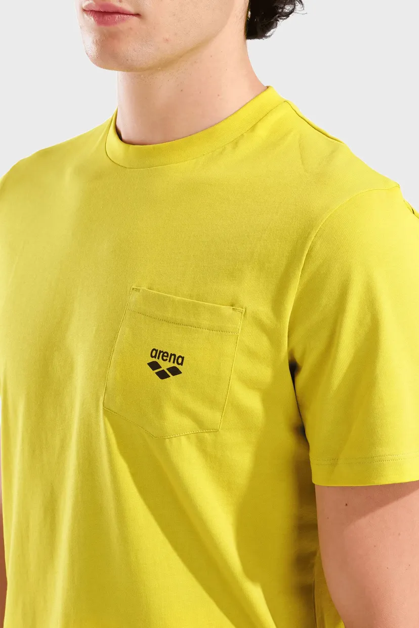 Чоловіча жовта футболка POCKET LOGO 5