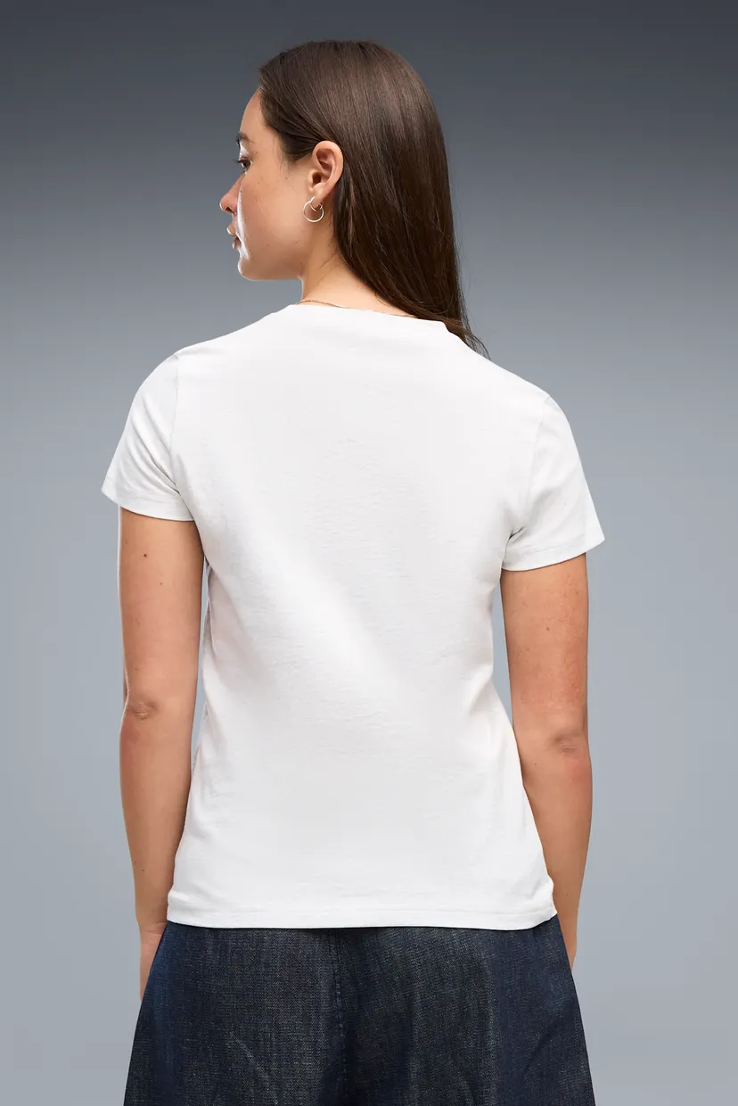 Жіноча біла футболка Essentials Elevated Tee Women 3