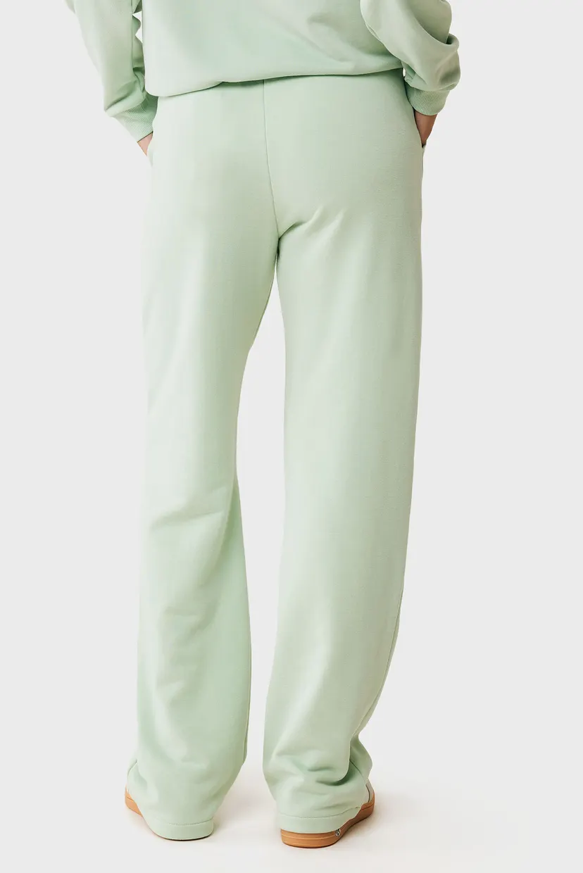 Жіночі м'ятні спортивні штани Straight leg sweatpants 3