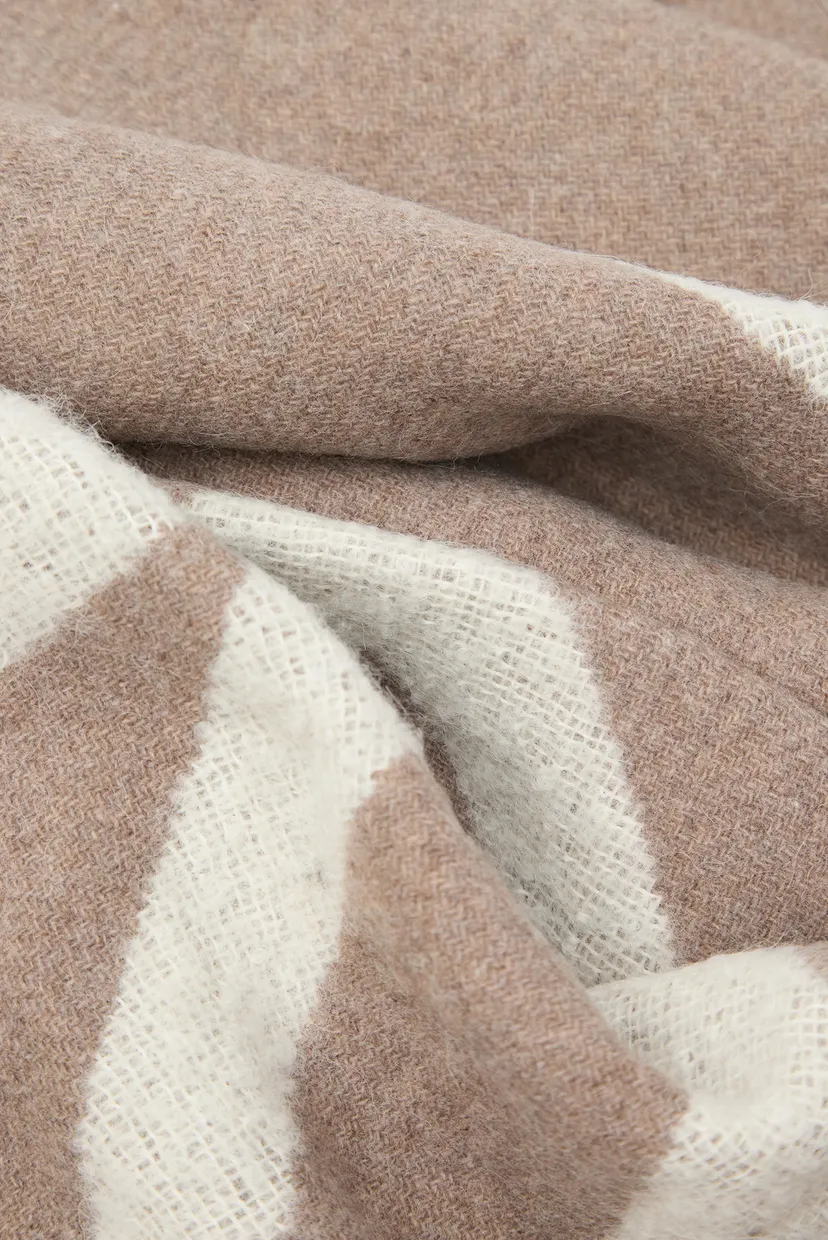 Женский бежевый шерстяной шарф K SIGNATURE WOVEN SCARF 3