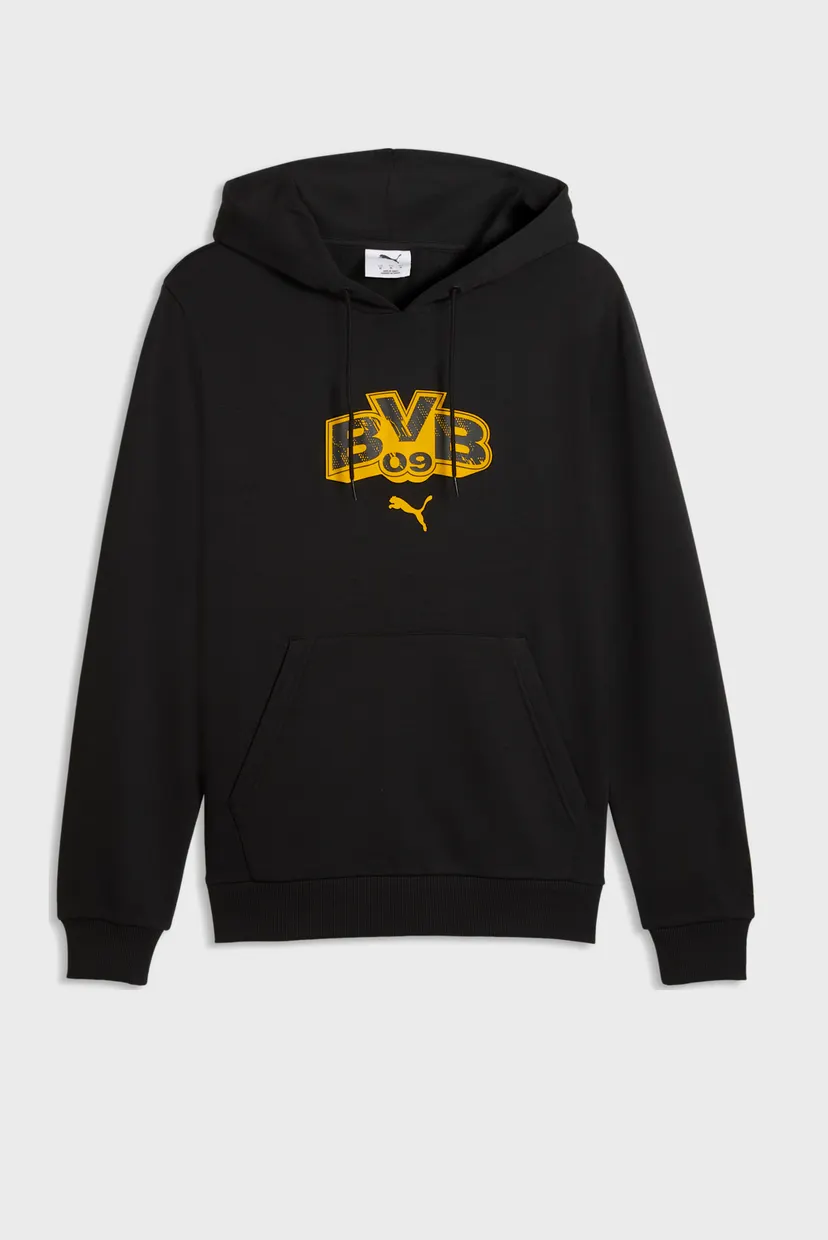 Мужское черное худи Borussia Dortmund ftblCULTURE Hoodie Men 4