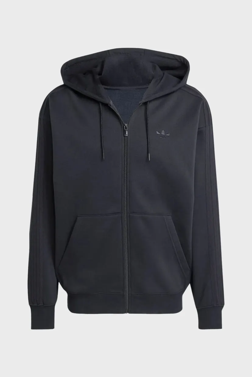 Мужское черное худи adidas Adicolor Oversize Full-Zip 6