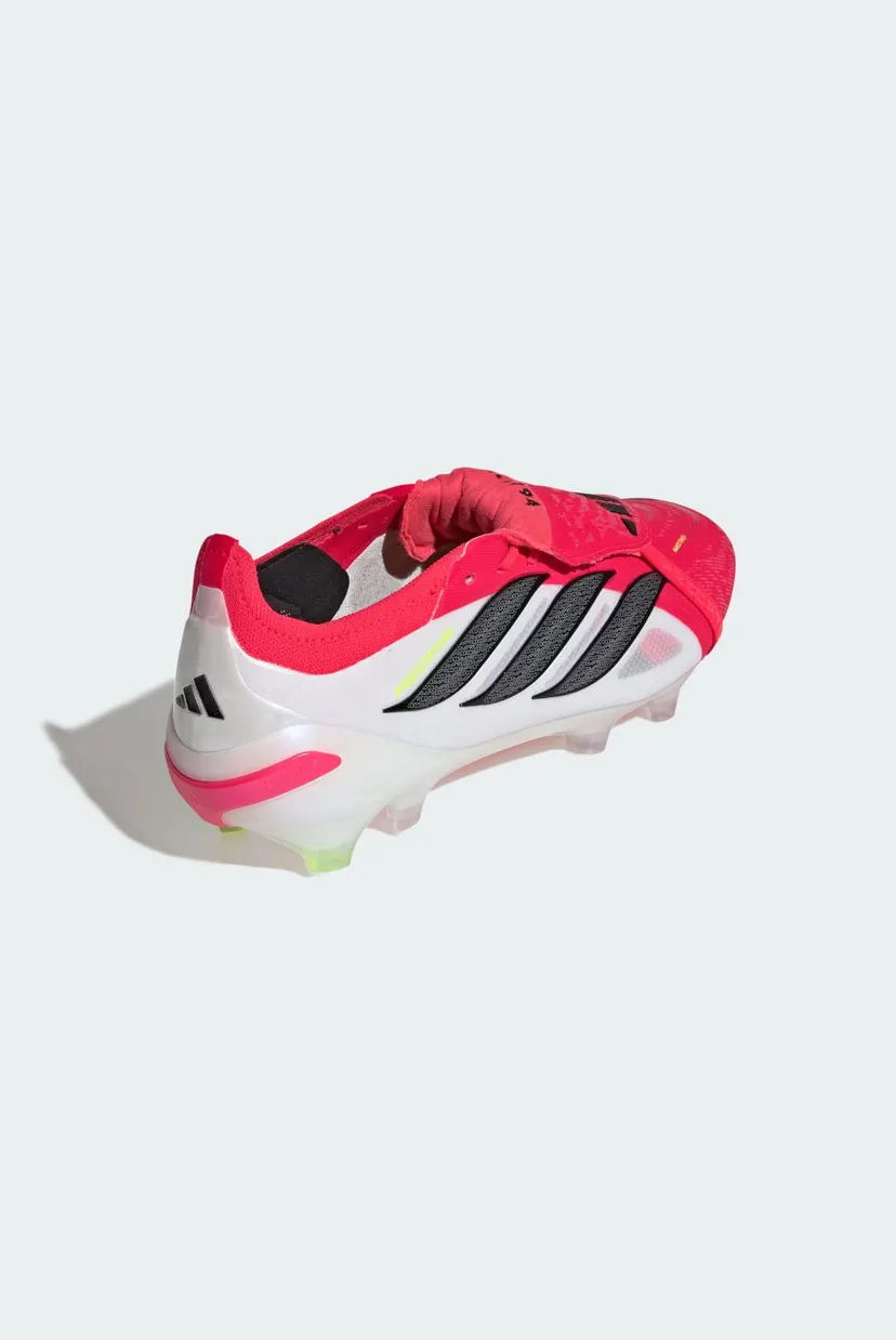Малиновые бутсы PREDATOR ELITE Fold-Over Tongue Firm Ground 5
