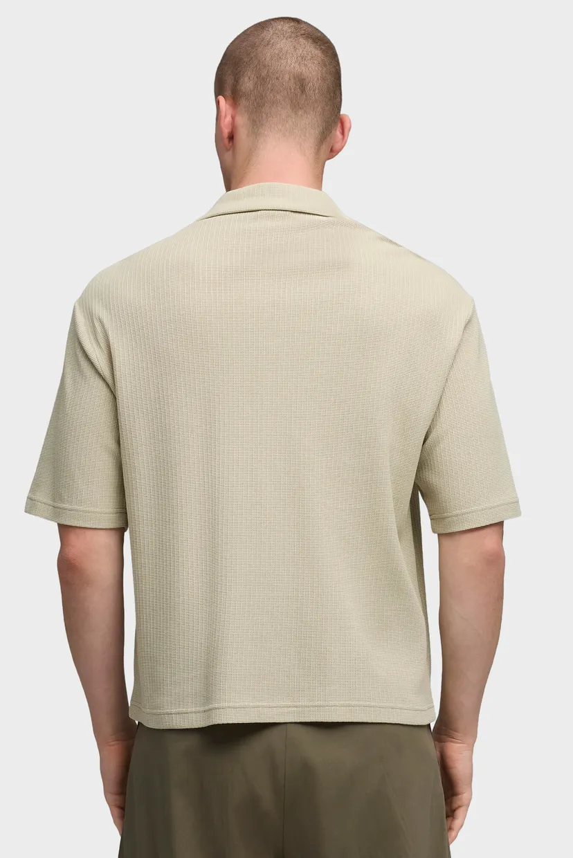 Чоловіча бежева сорочка Wardrobe Essentials Boxy Shirt Men 3
