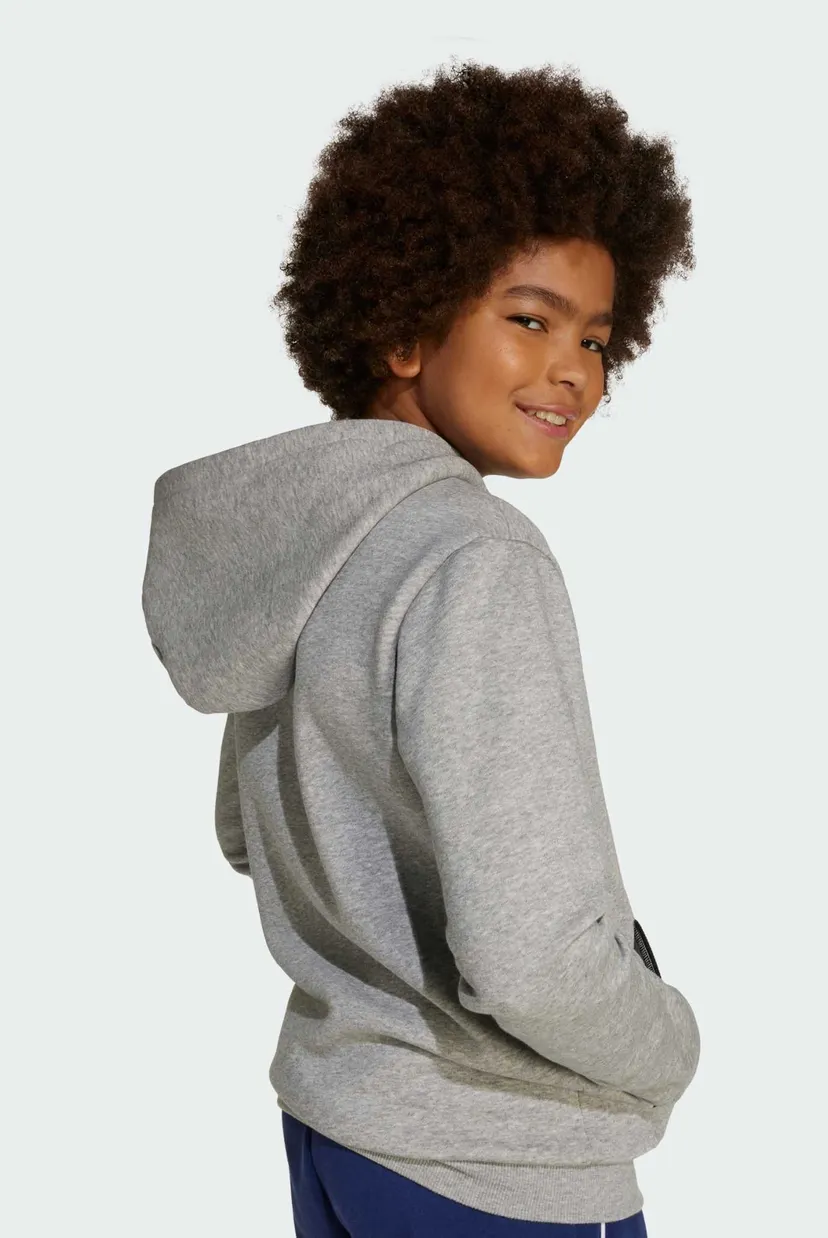 Детское серое худи Seasonals Essentials Collegiate Typography Kids 3
