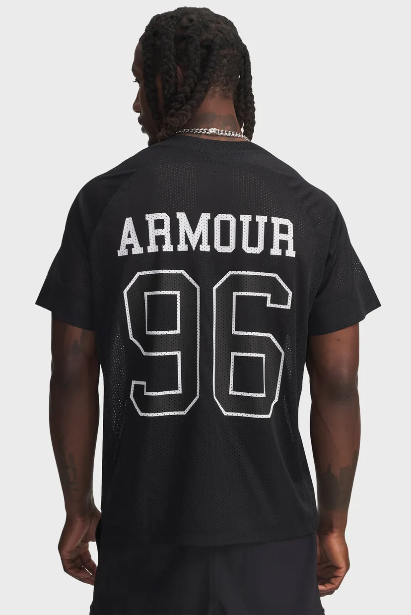 Чоловіча чорна футболка UA Mesh Jersey 3