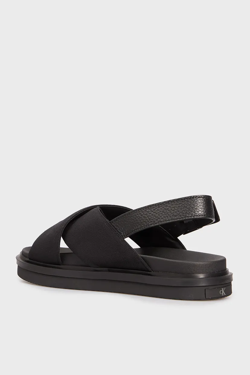 Чоловічі чорні сандалі FLAT MOLDED CRXS SLING SANDAL CV 5