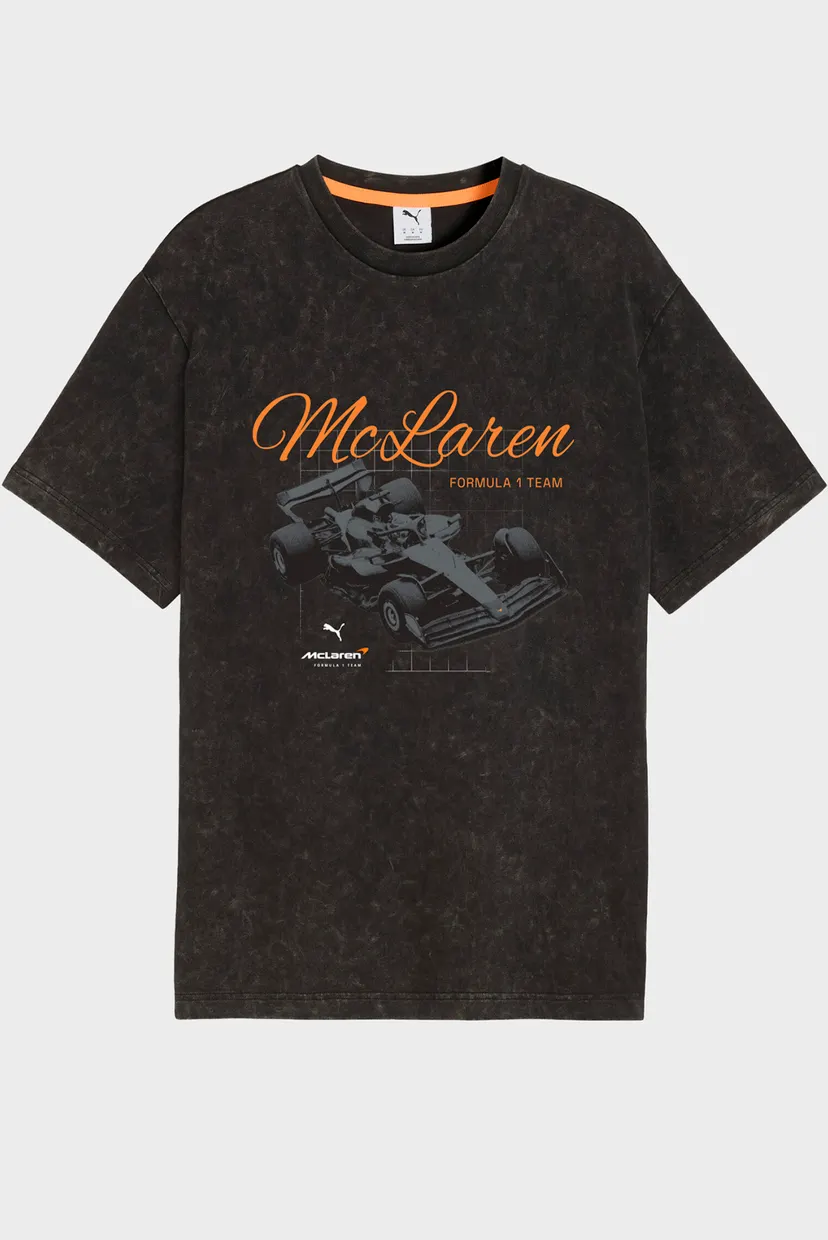 Чоловіча чорна футболка McLAREN RACING Graphic Tee Men 5