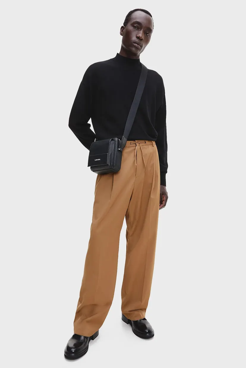 Чоловічий чорний вовняний гольф SUPERIOR WOOL MOCK NECK 4