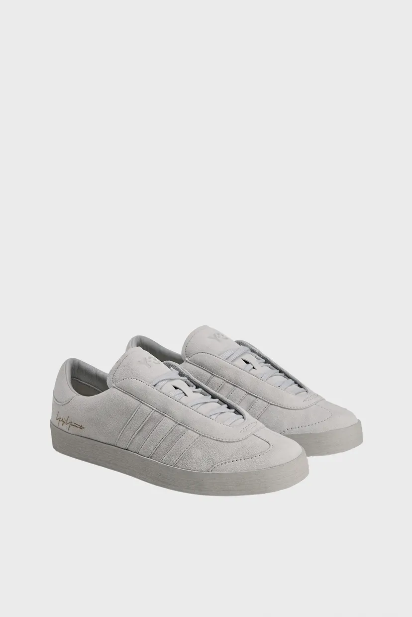 Серые замшевые сникерсы Y-3 GAZELLE 4