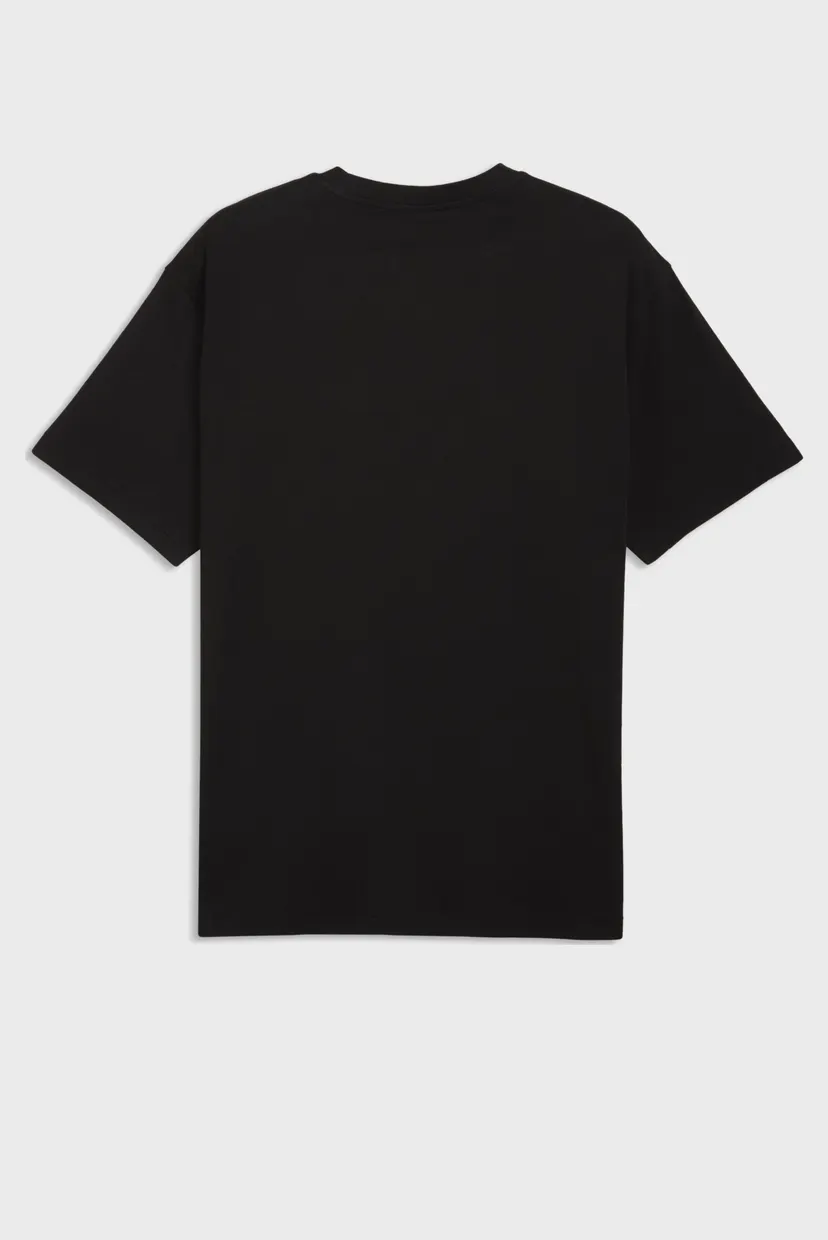 Мужская черная футболка Graphic Cat Relaxed Tee Men 5