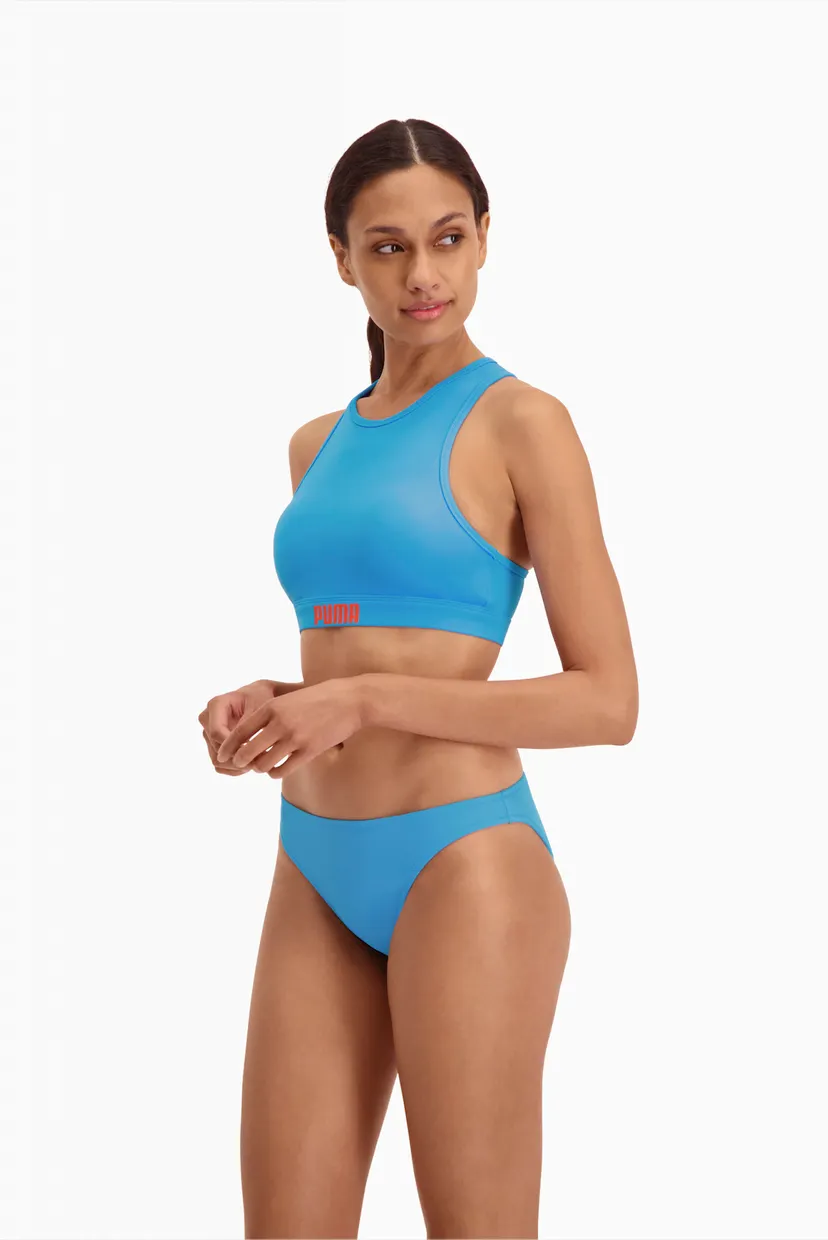Женские синие трусики от купальника PUMA Swim Women Classic Bikini Bottom 3