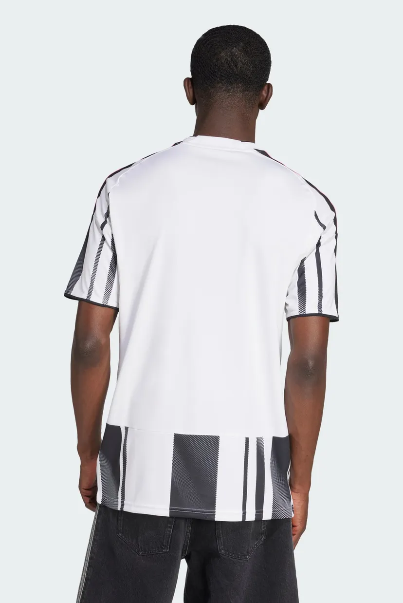 Мужская белая футболка в полоску Juventus 25/26 Home 3