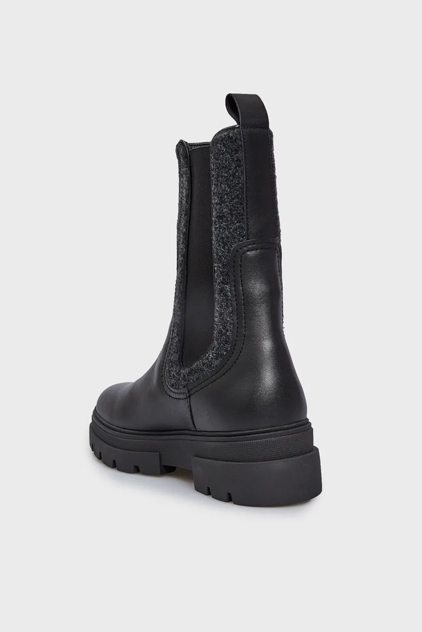 Жіночі чорні шкіряні челсі SEASONAL FEMININE CHELSEA BOOT 5