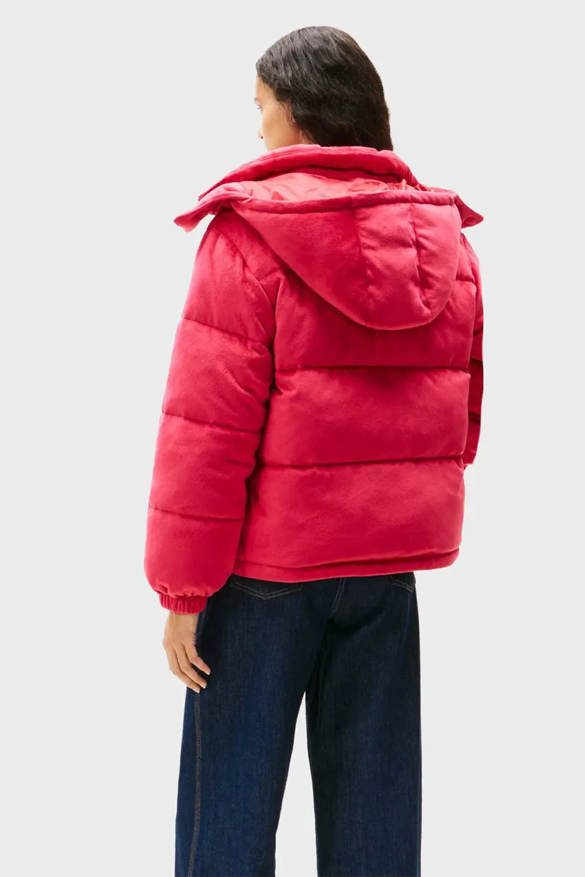 Жіноча рожева куртка QUILTED 3