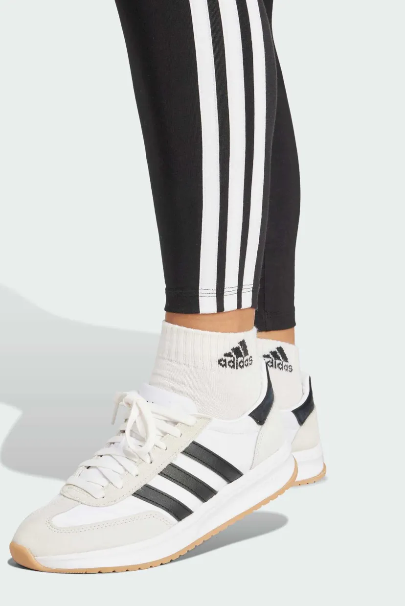 Жіночі чорні тайтси Essentials 3-Stripes Cotton 5