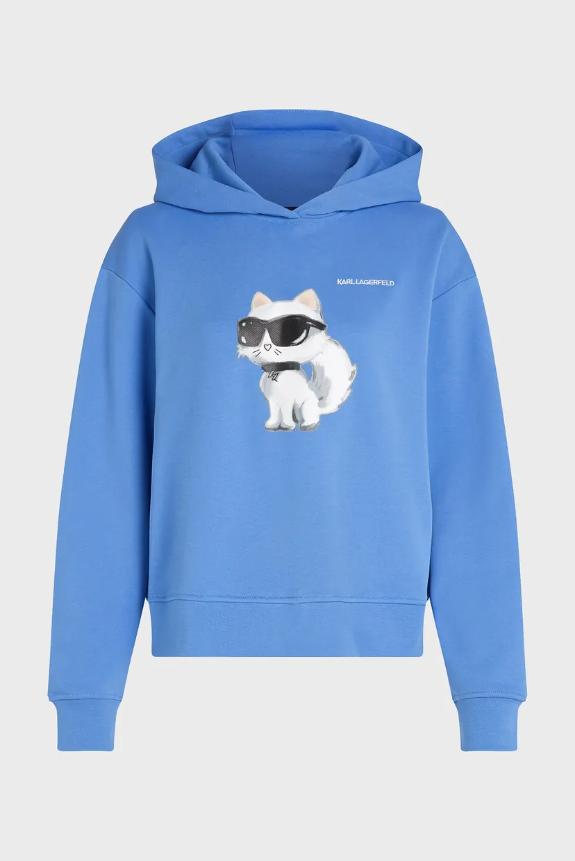 Женское голубое худи IKON AQUARELLE C HOODIE 5