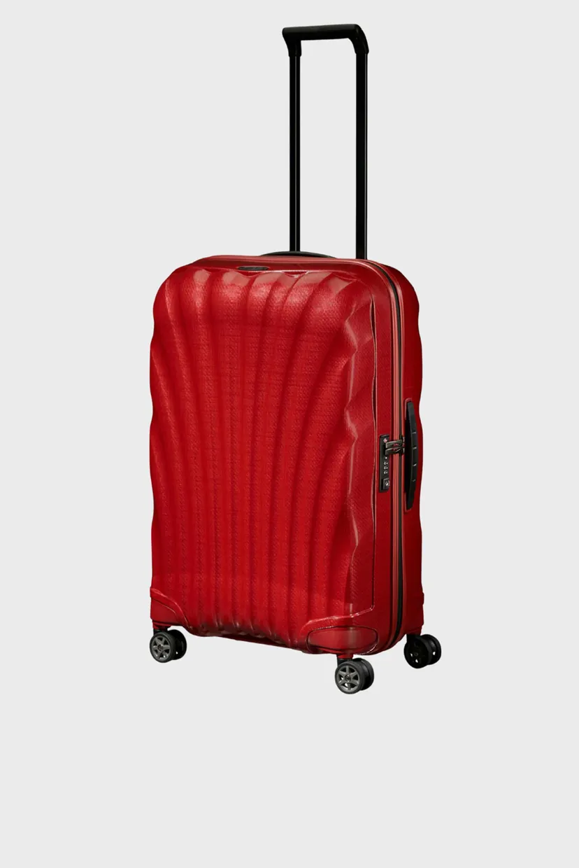 Червона валіза 69 см C-LITE RED 6