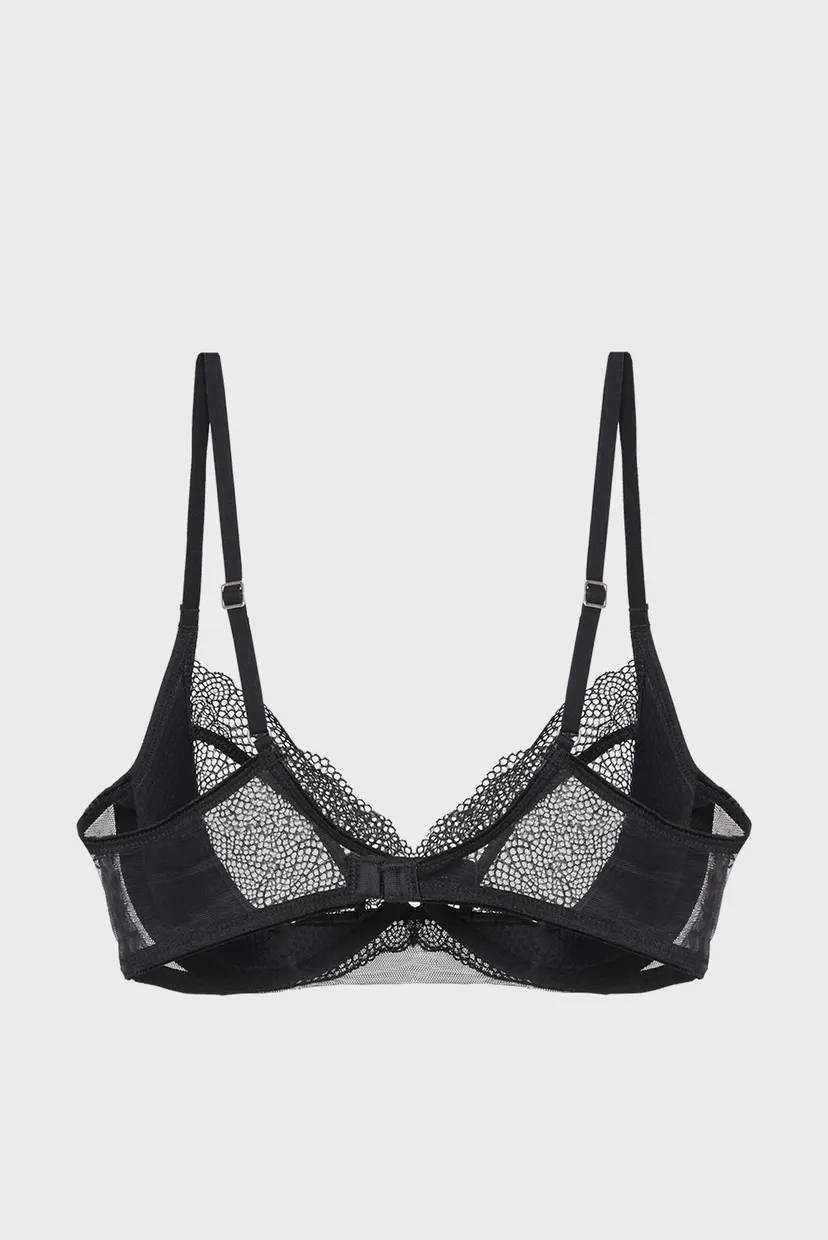 Женский черный бюстгальтер UNLINED PLUNGE 8