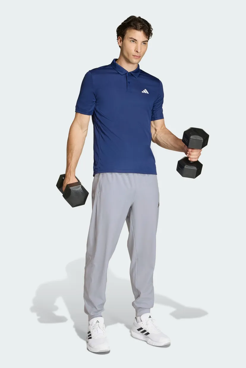 Мужские серые спортивные брюки WORKOUT ESSENTIALS FLEX WOVEN