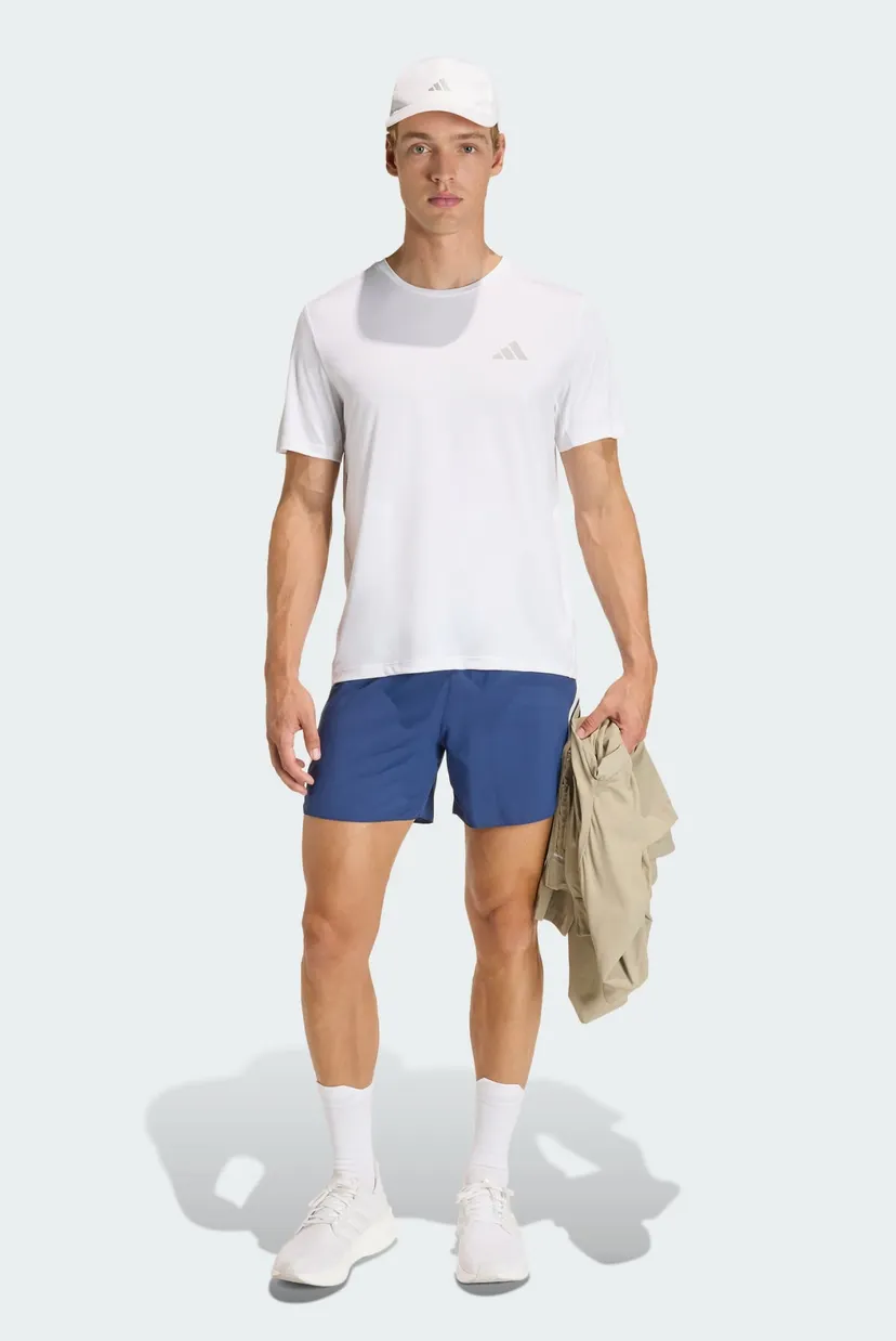 Мужская белая футболка adi365 Running Essentials 3