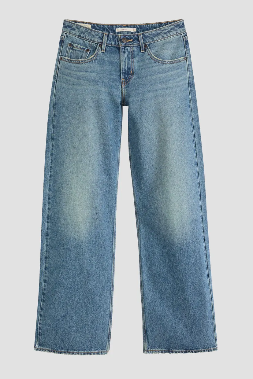 Жіночі блакитні джинси Low Loose 6