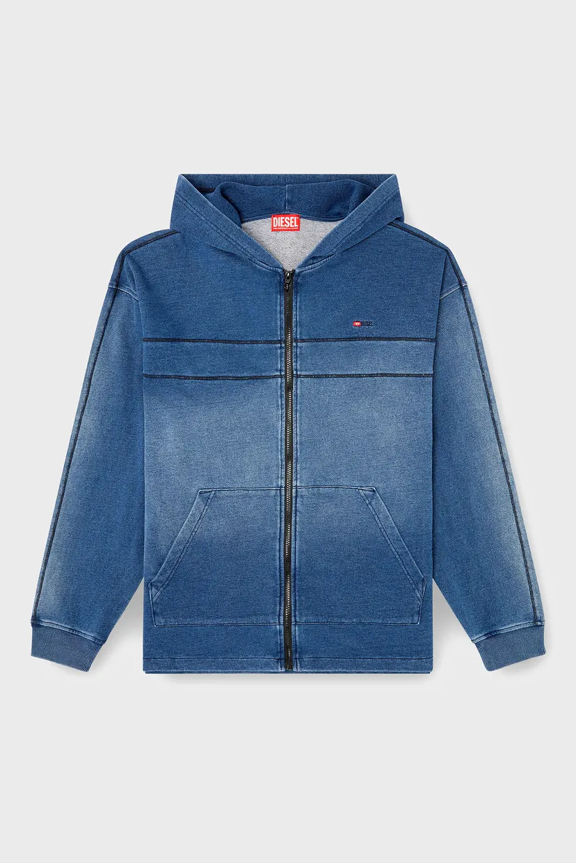 Мужское синее худи S-BLAXT-HOOD-ZIP-NEW 4