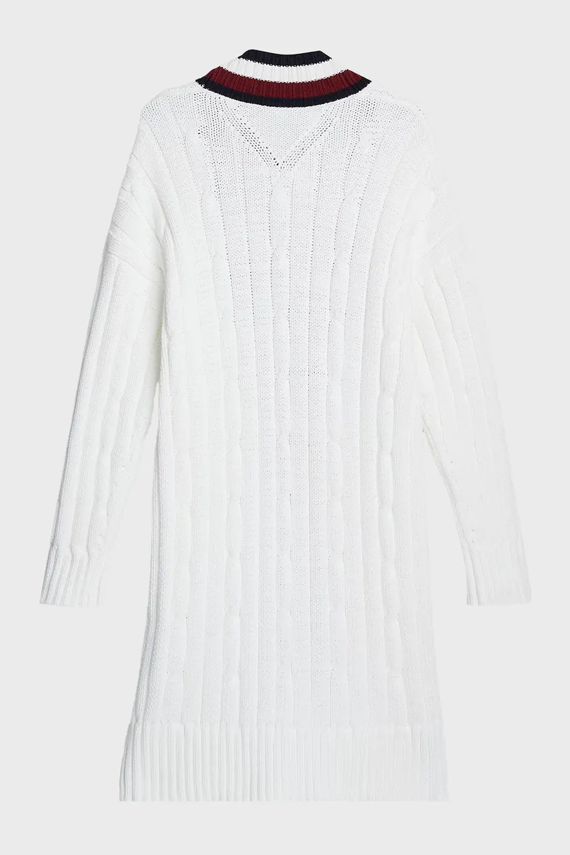 Женский белый кардиган THC CC GLOBAL STP LT CARDI DRESS 7