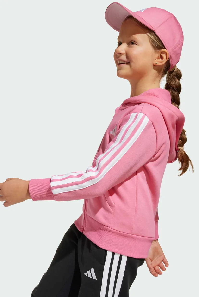 Детское розовое худи Essentials Full-Zip Kids 6
