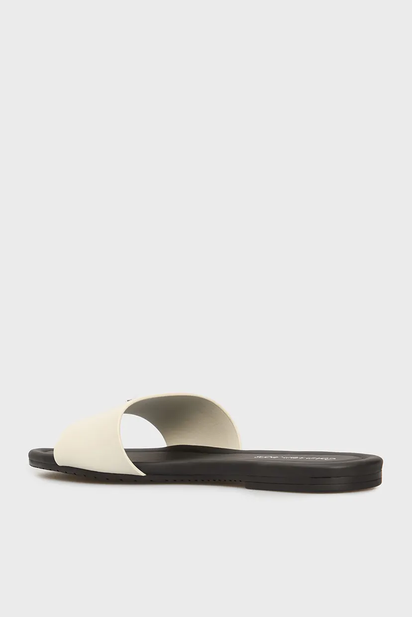 Жіночі білі слайдери FLAT SANDAL 5