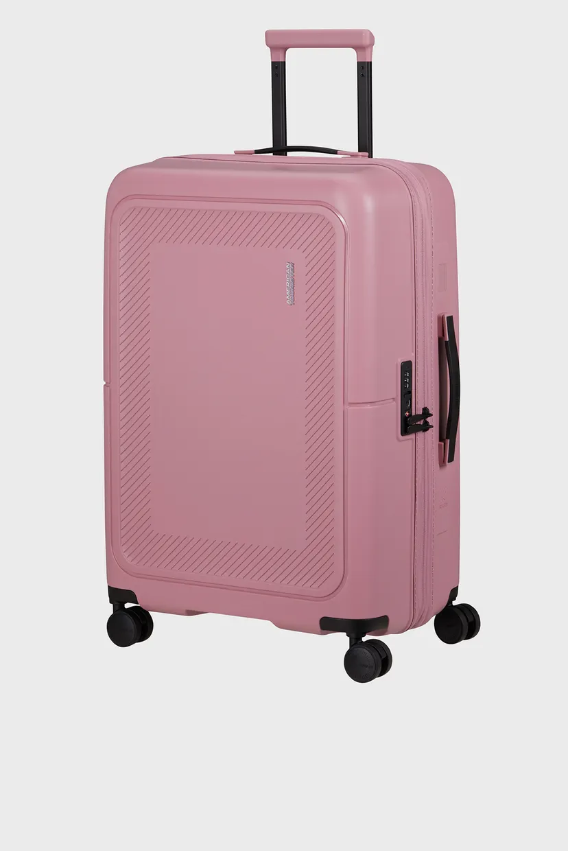 Женский розовый чемодан 67 см DASHPOP LILAS PINK 3
