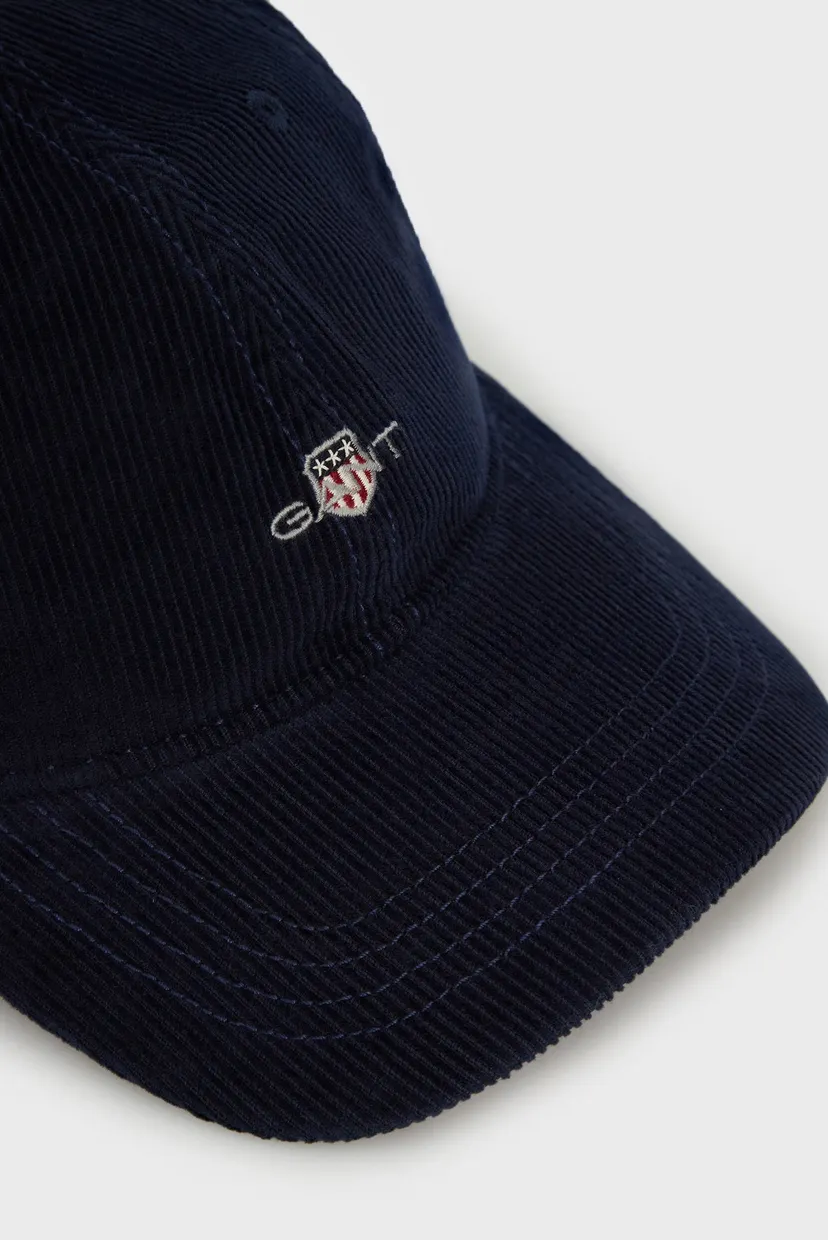 Чоловіча темно-синя вельветова кепка SHIELD CORD CAP 4