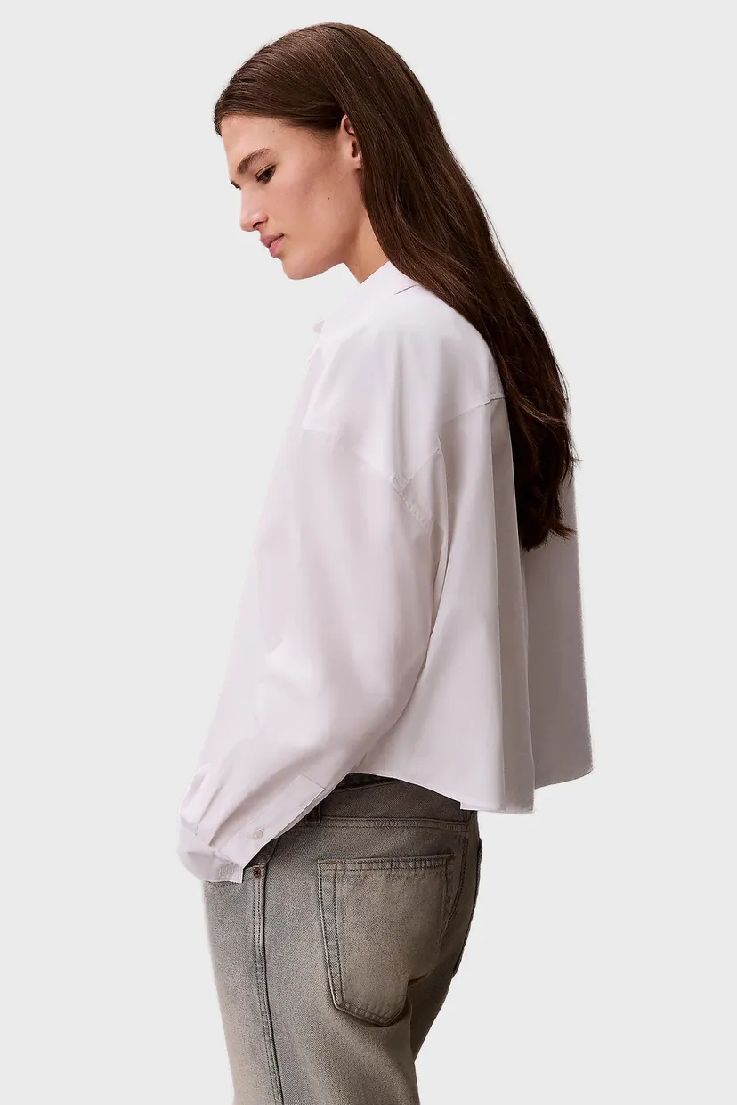 Женская белая рубашка Poplin 3