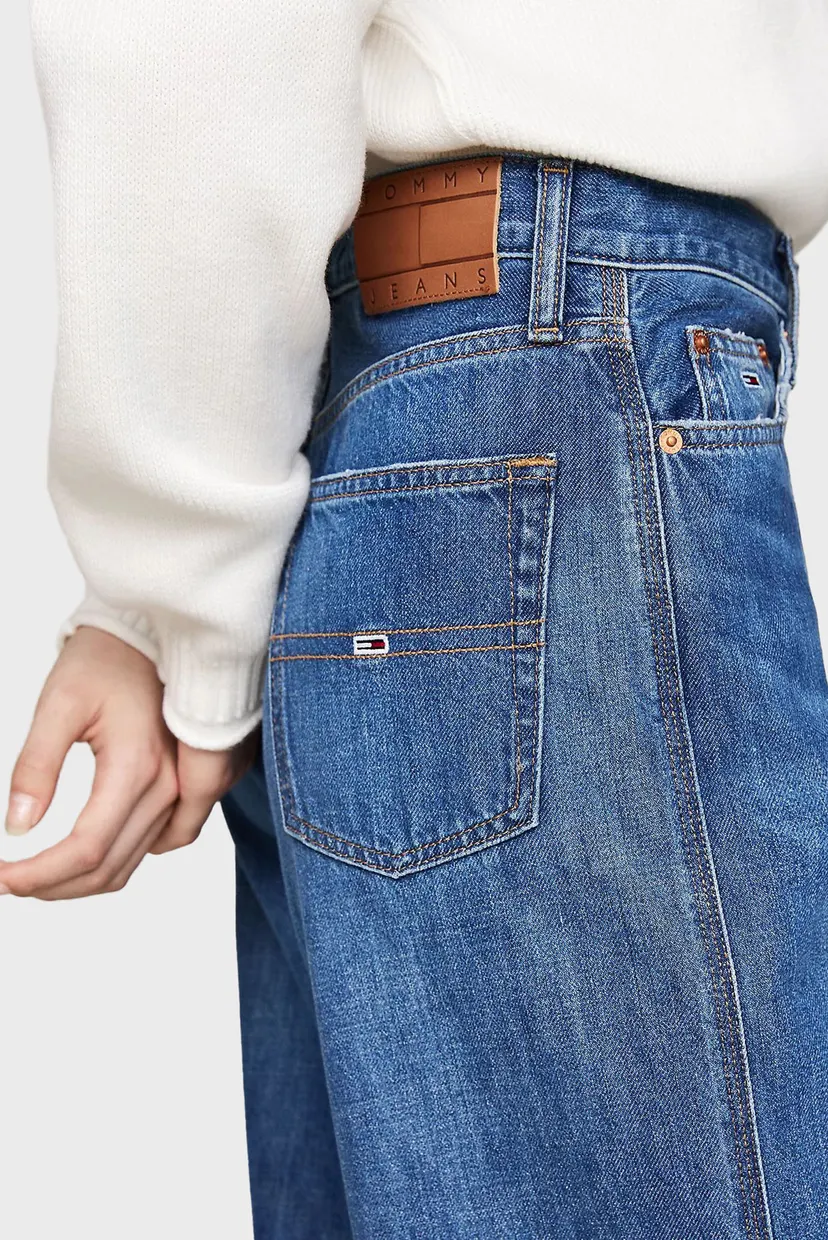 Жіночі сині джинси CLAIRE HGH WD SEAM SPLIT 4