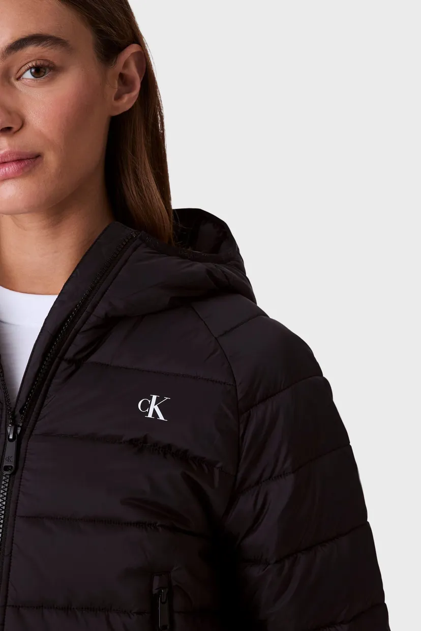 Женская черная куртка LIGHTWEIGHT QUILTED 4