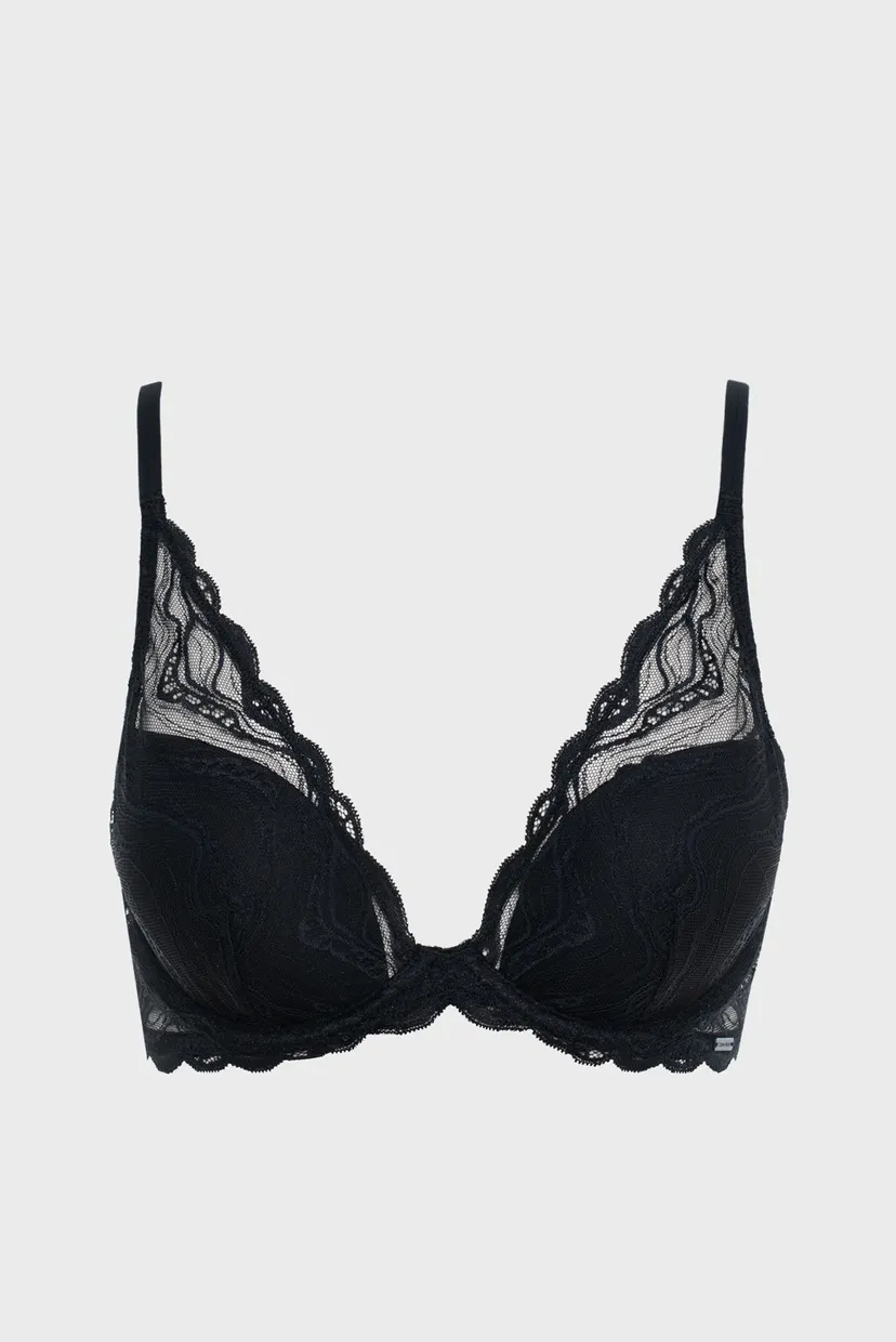 Жіночий чорний бюстгальтер LIGHTLY LINED PLUNGE 7