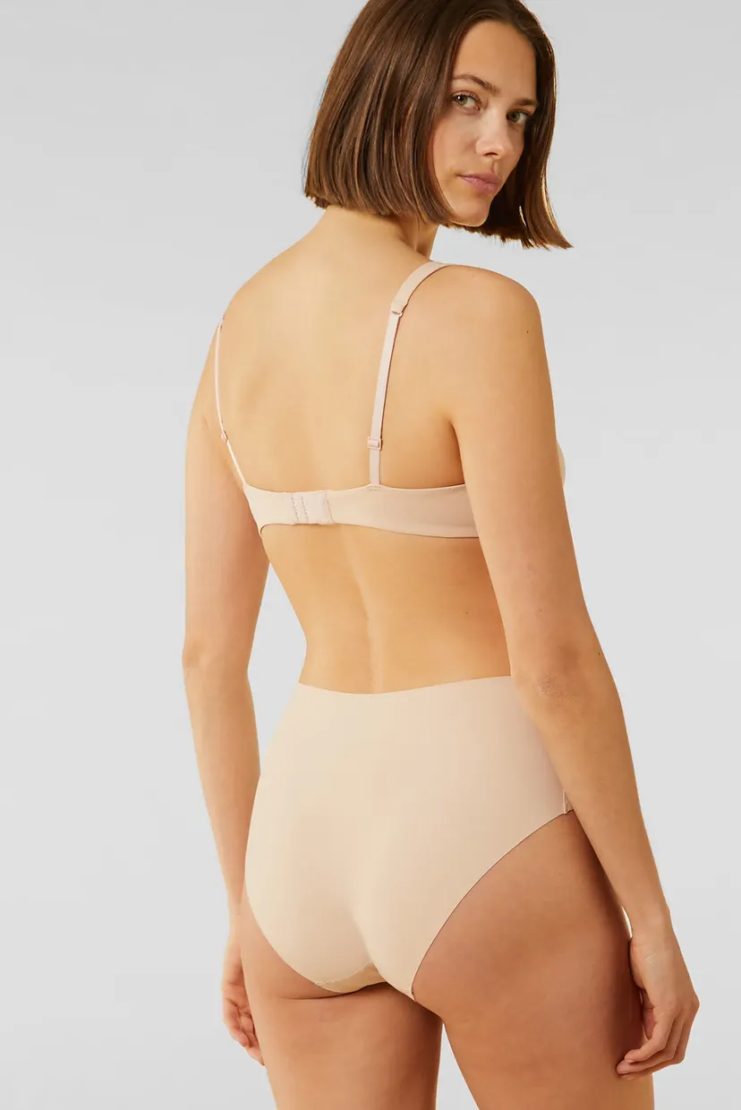 Жіночий бежевий бюстгальтер з м'якою трикутною чашкою PURE FIT WE CARE 4