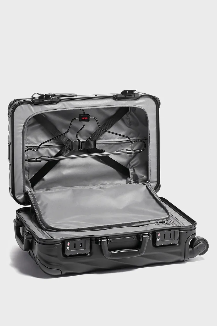 Черный чемодан 56 см 19 DEGREE ALUMINUM 5