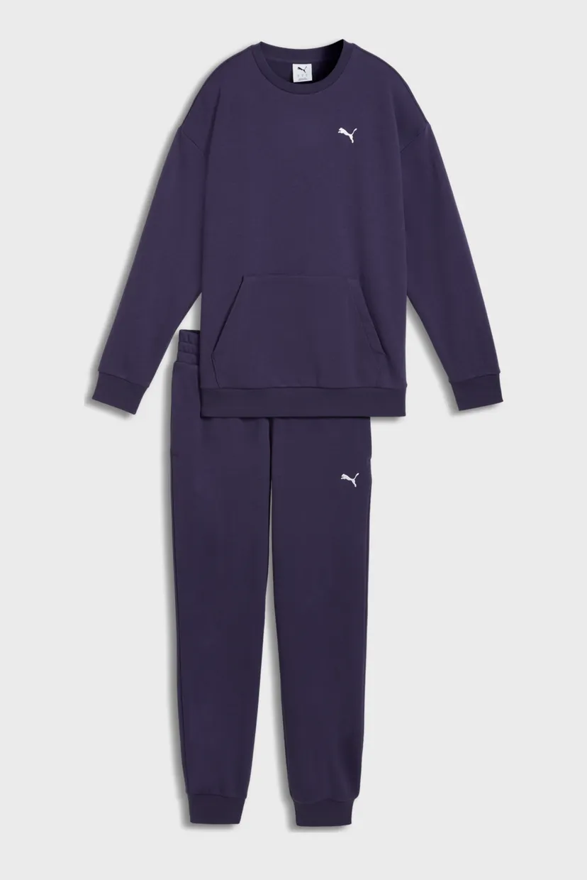 Женский фиолетовый спортивный костюм (свитшот, брюки) Relaxed Tracksuit Women 4